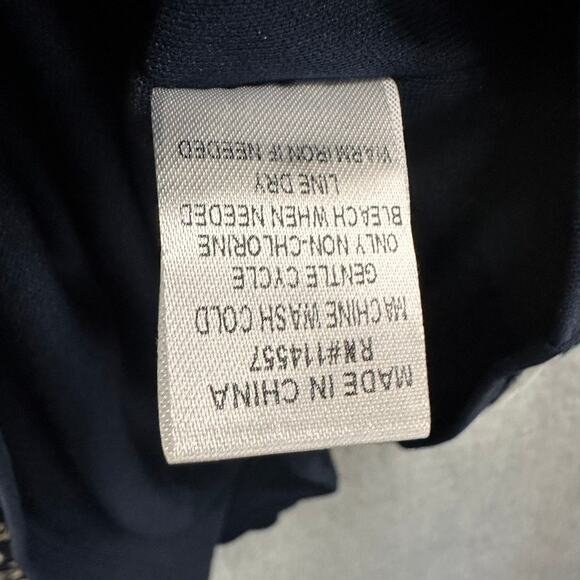 THML Medium Halter Top Dress Embroidery Lined Casual Vacation Beach Party Fun - Picture 9 of 12